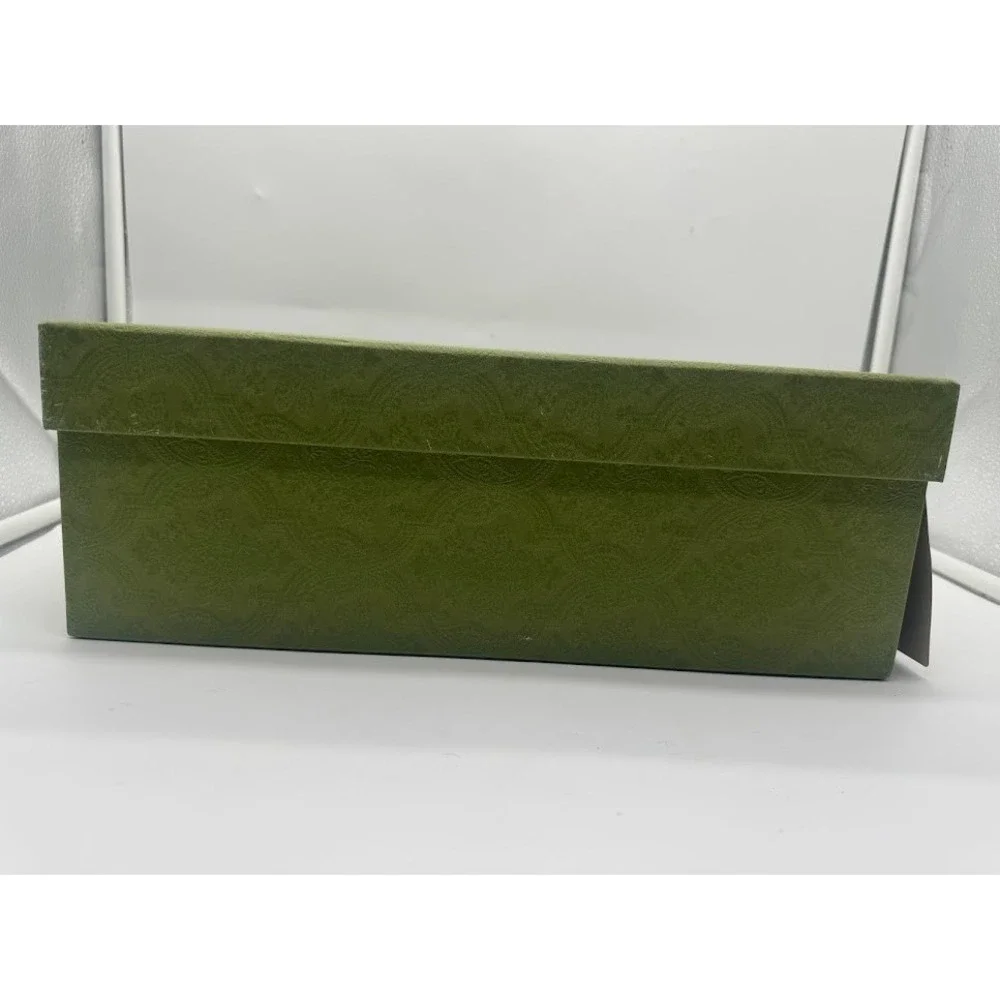 Gucci Green Damask Shoebox Replacement Storage Box 627820 J8700 6559 Size 35